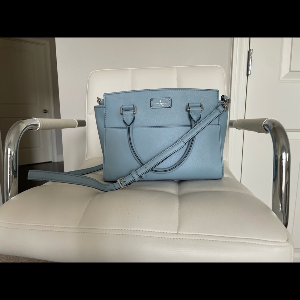 Kate Spade light blue cross body. NWOT never carried. - Picture 4 of 4